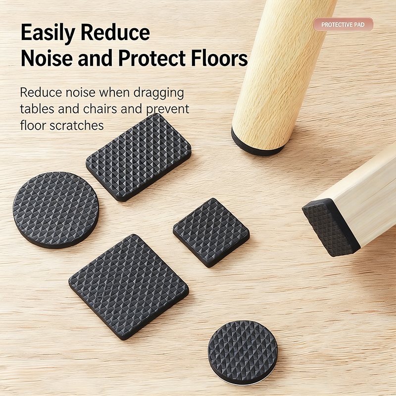 Furniture Hardware Brackets - Chair Silent Foot Pads, Sofa Dining