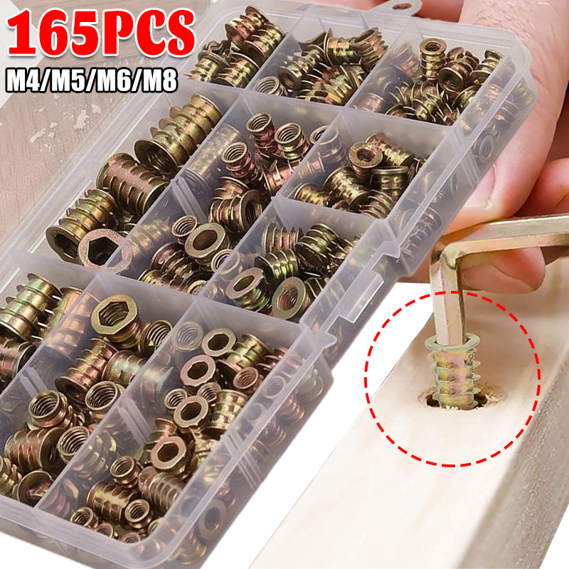 M4/M5/M6/M8 Threaded Insert Nu - Furniture Hardware Threaded Inserts recension och pris