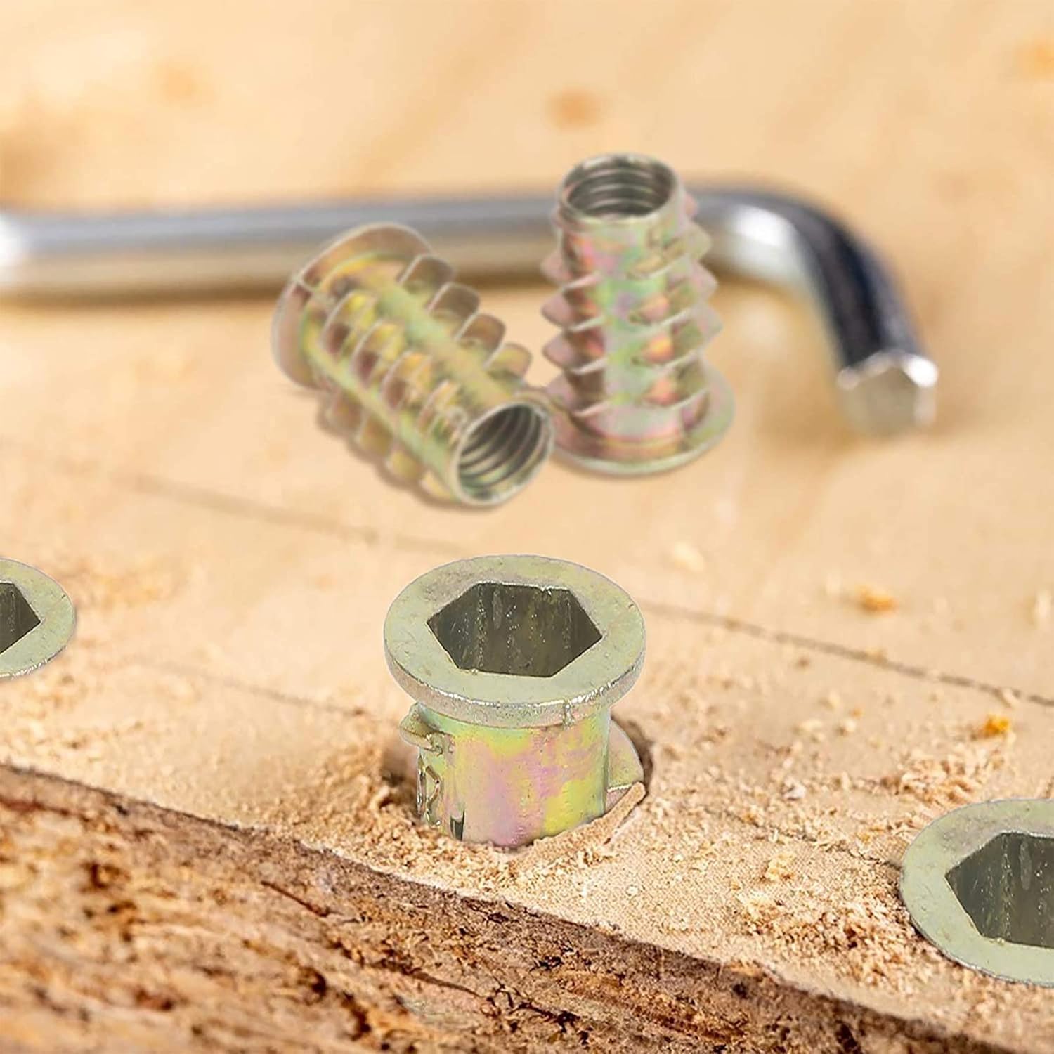 M4/M5/M6/M8 Threaded Insert Nu - Furniture Hardware Threaded Inserts recension och pris