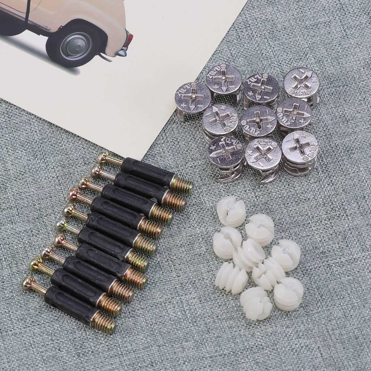 10Sets Furniture Side Connecti - Furniture Hardware Threaded Inserts recension och pris