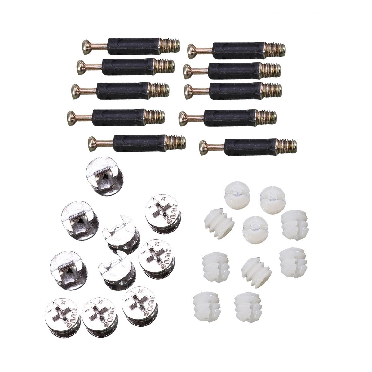 10Sets Furniture Side Connecti - Furniture Hardware Threaded Inserts recension och pris