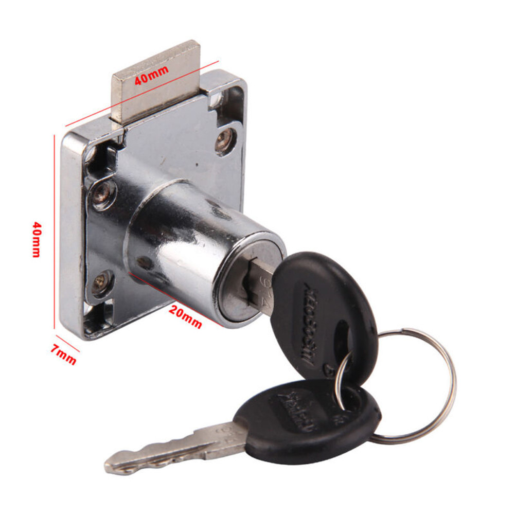 2 pcs Locks Cabinet Lock 4Keys - Brand Hardware Furniture recension och pris