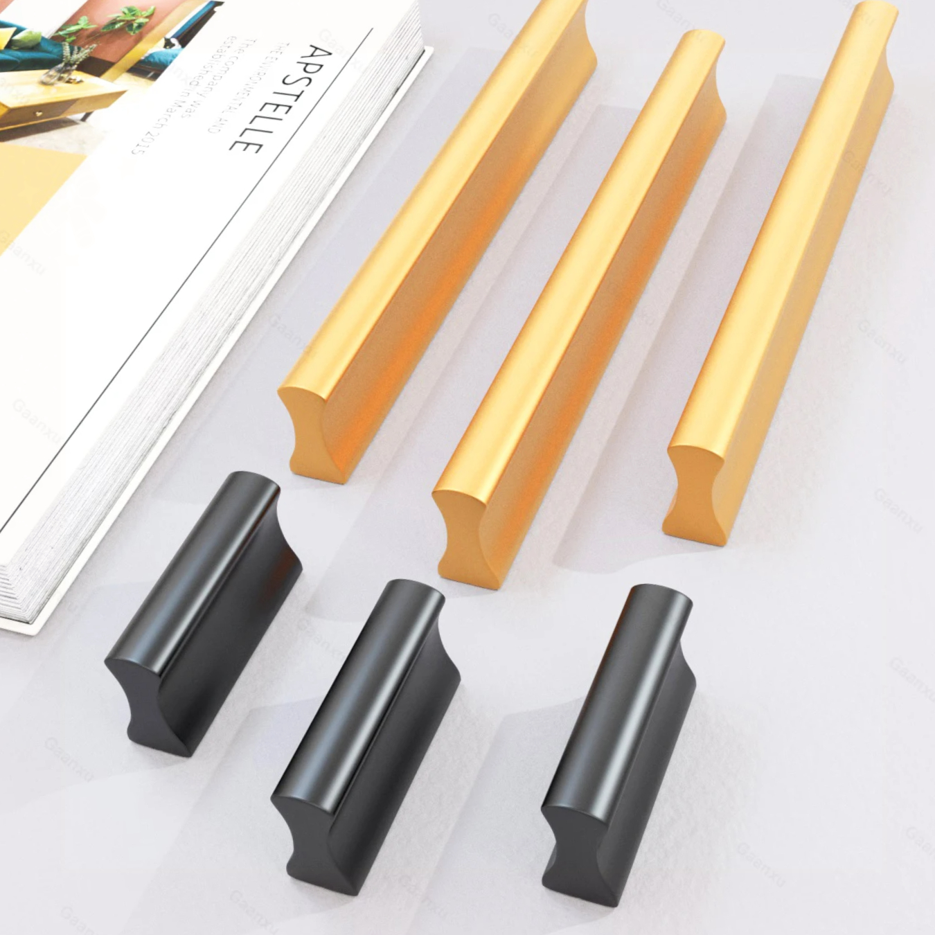 American Long Cabinet Door Han - Drawer Pull Gold recension och pris