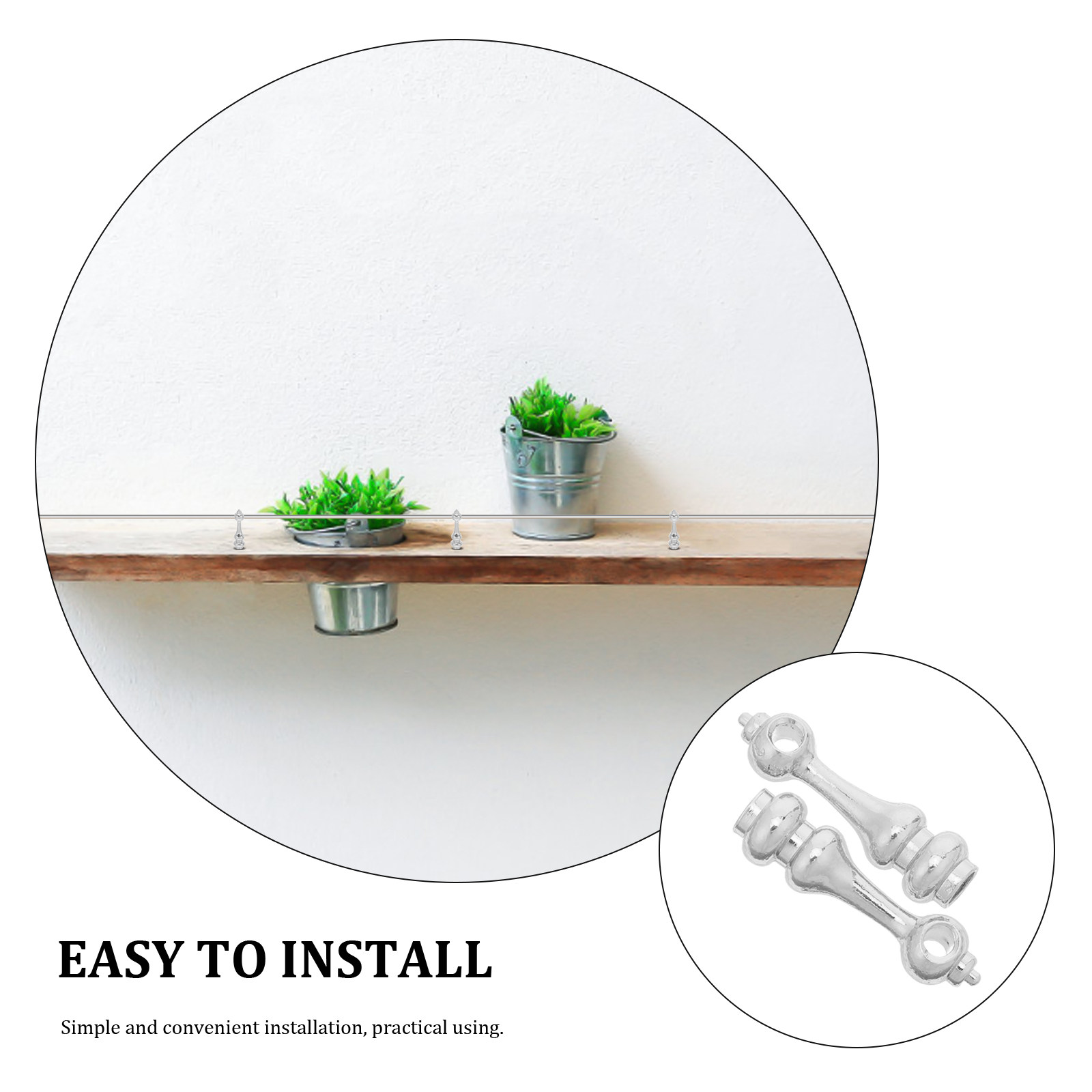 14Pcs Metal Post End Railing B - Furniture Rails Hardware recension och pris