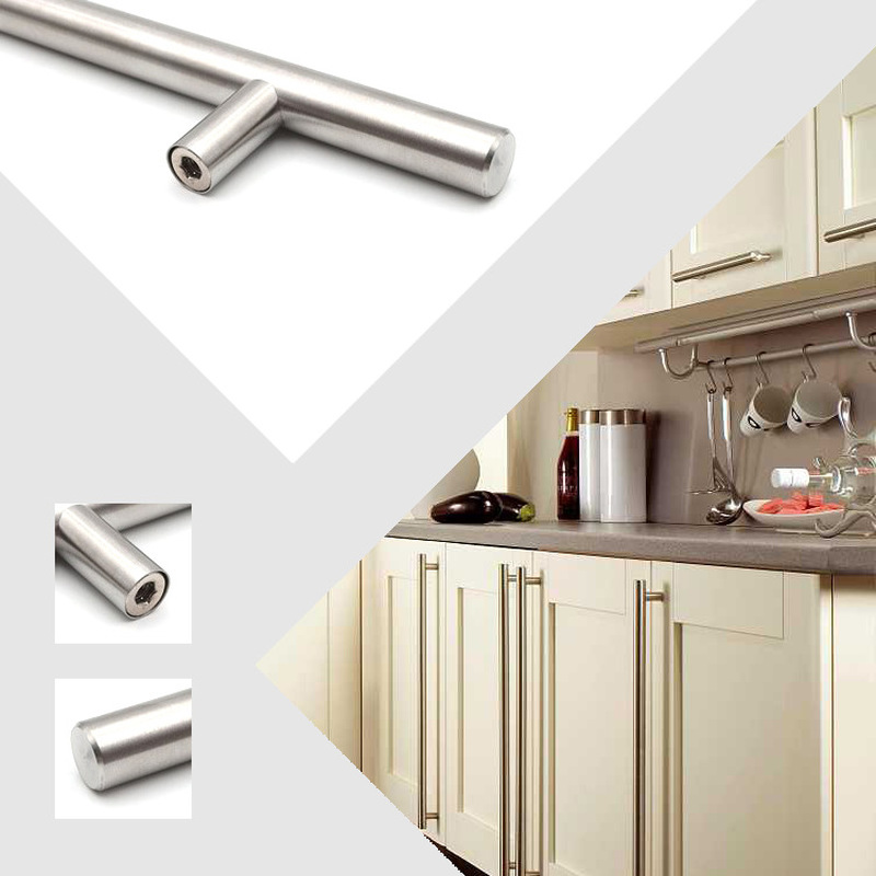 Modern Gold Brushed Straight C - Drawer Pull Gold recension och pris