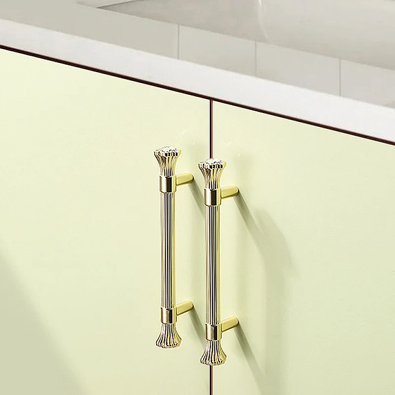Modern Minimalist Wardrobe Doo - Drawer Pull Gold recension och pris