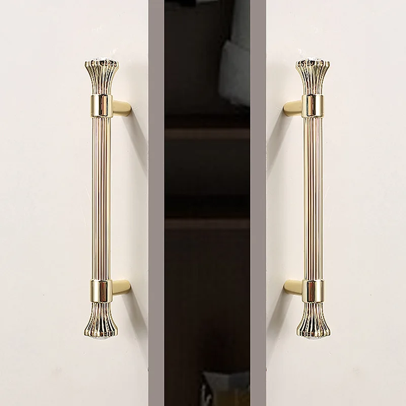 Modern Minimalist Wardrobe Doo - Drawer Pull Gold recension och pris