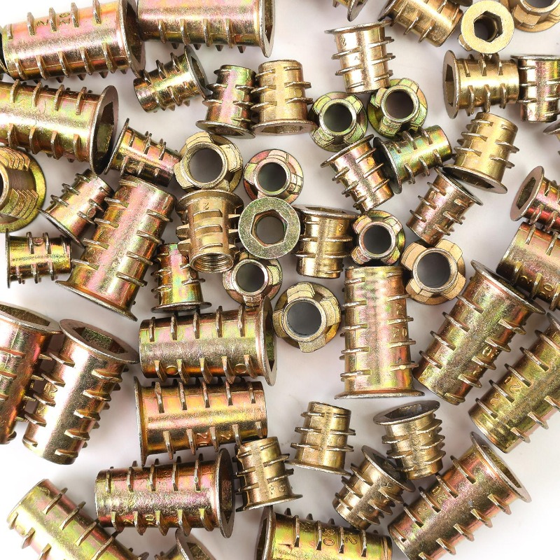 20/40Pcs Threaded Inserts Zinc - Furniture Hardware Threaded Inserts recension och pris
