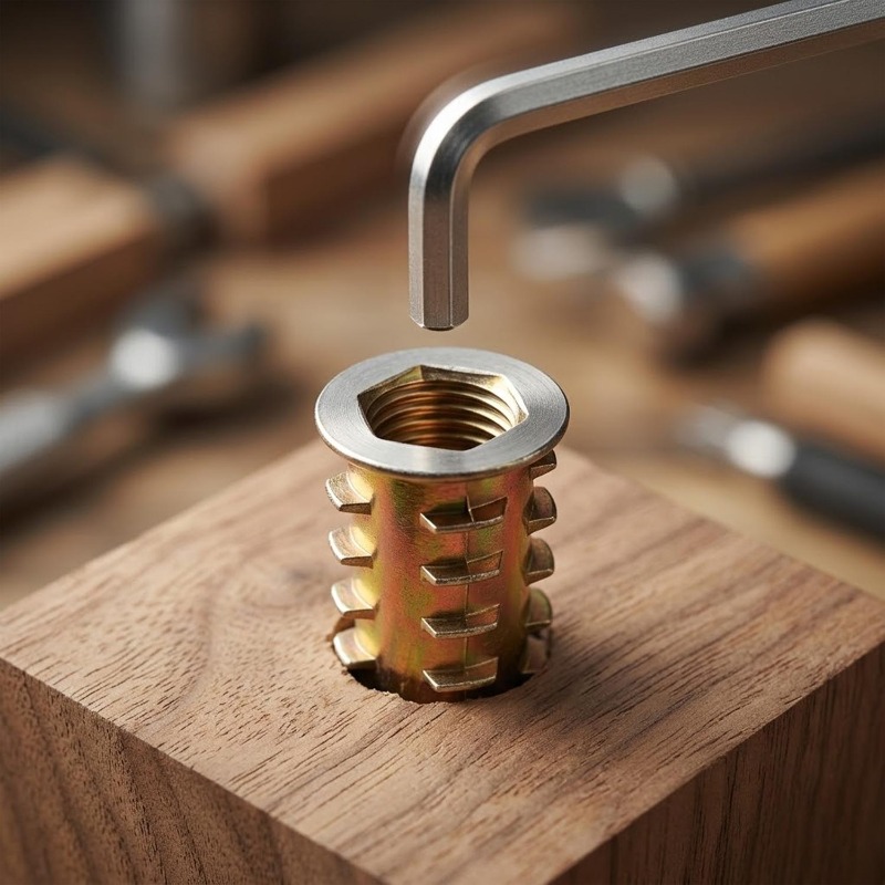 M4 M5 M6 M8 Threaded Insert Nu - Furniture Hardware Threaded Inserts recension och pris