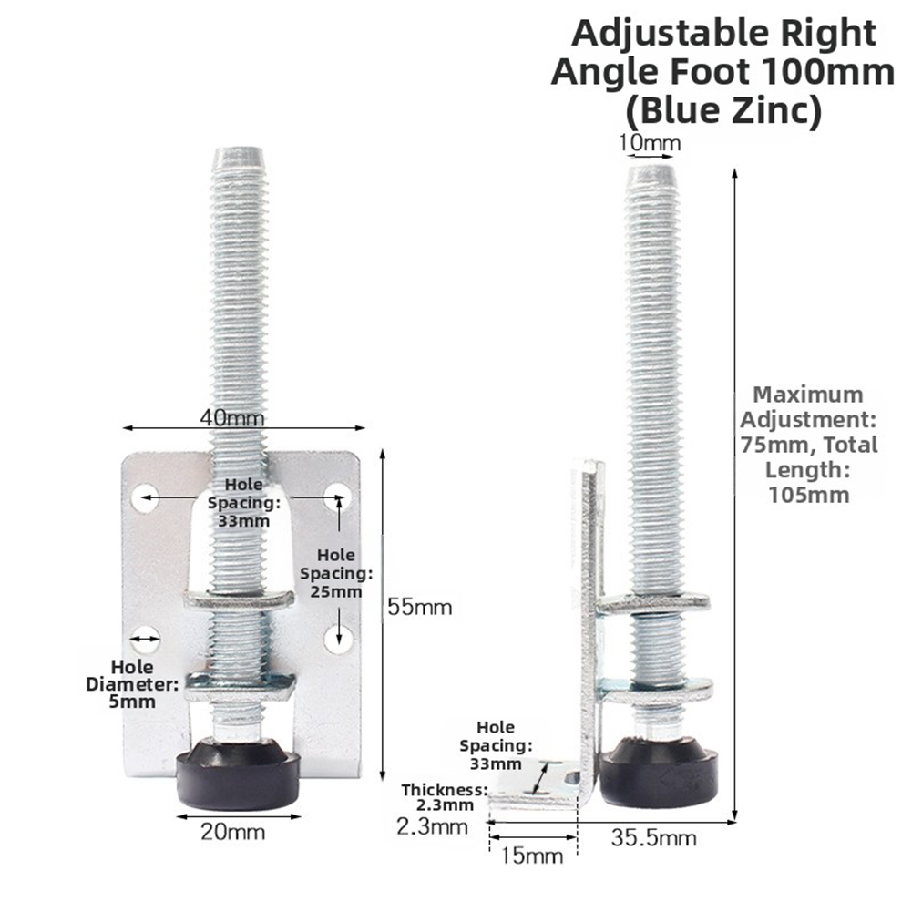 Heavy Duty Adjustable Leveling - Furniture Leveling Hardware recension och pris