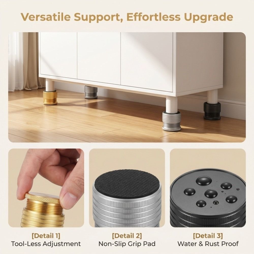 Adjustable Height Furniture Le - Furniture Leveling Hardware recension och pris