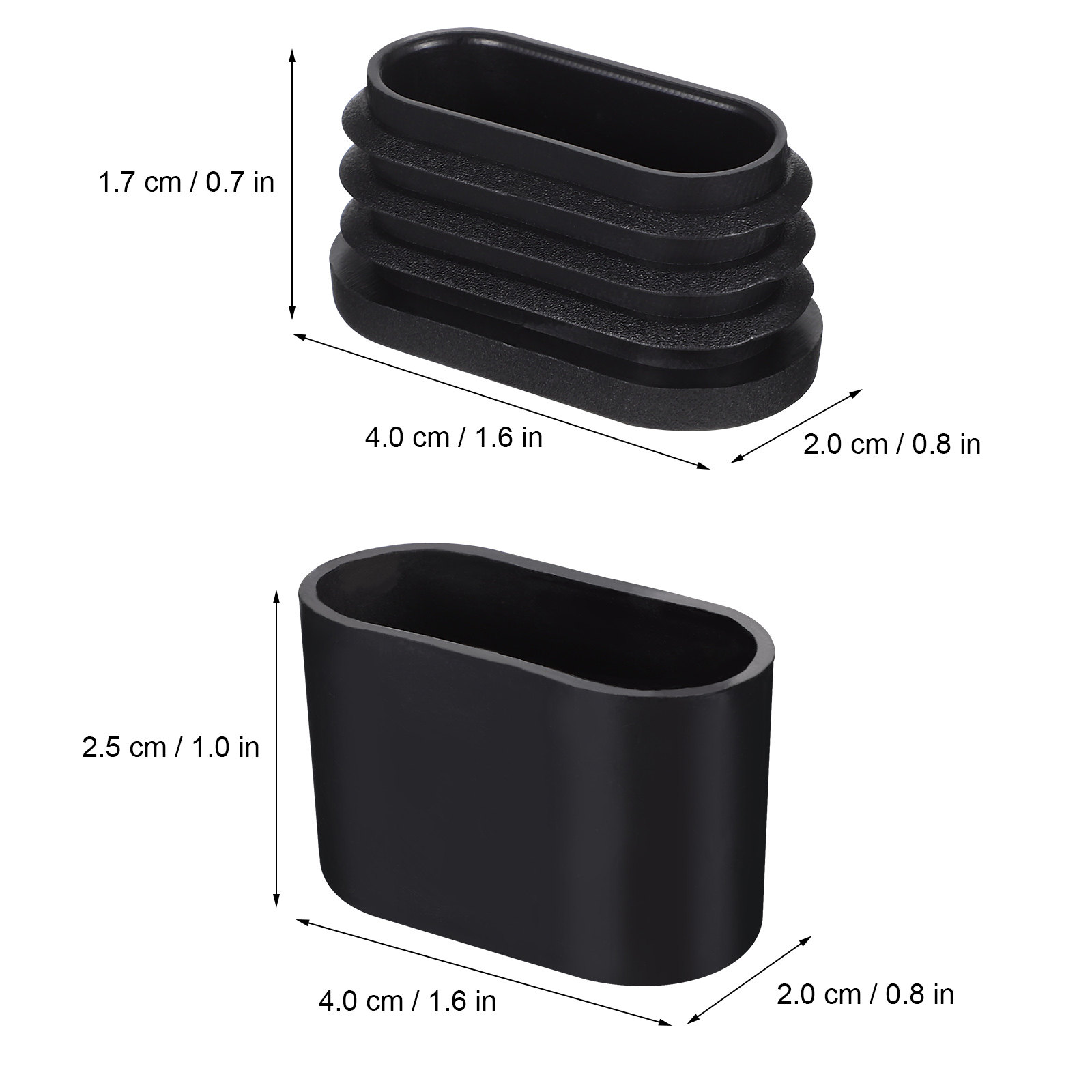 1Set Black Furniture Leg Pads  - Furniture Foot Pad recension och pris