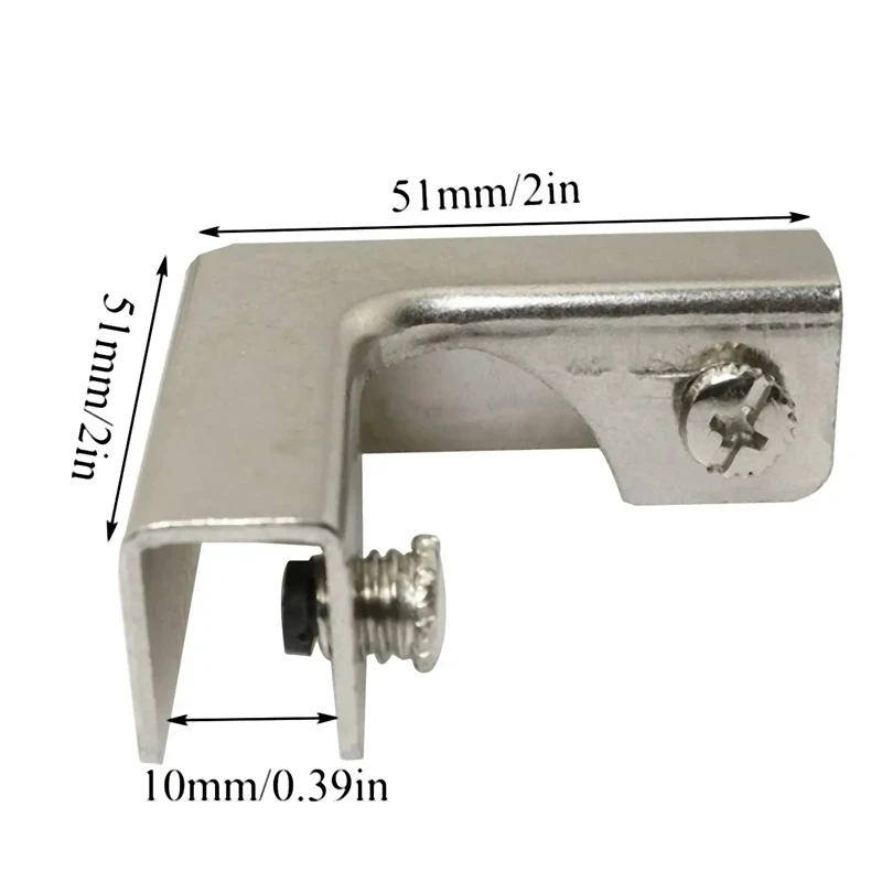4Pcs L Type Glass Fixing Clip  - Furniture Hardware Types recension och pris