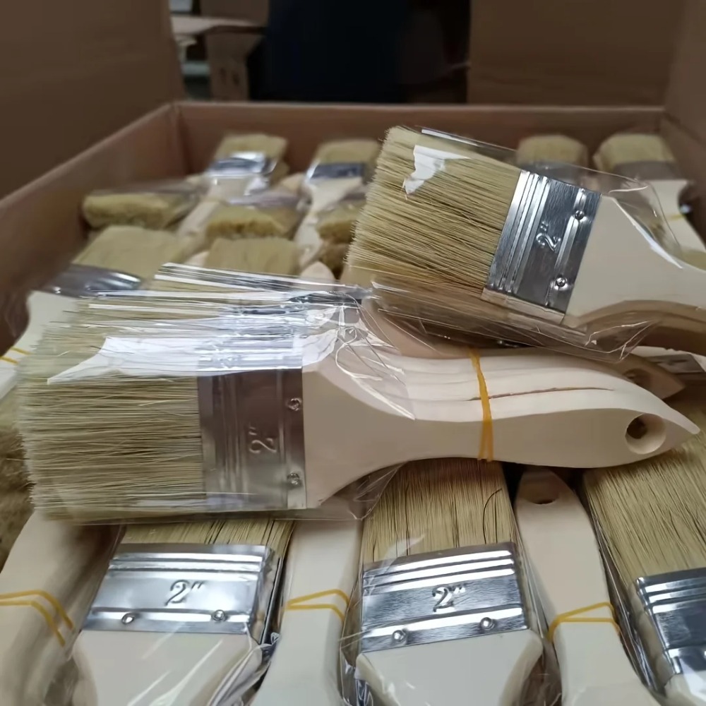 Wooden Paint Brush Set with Er - Furniture Hardware Brackets recension och pris