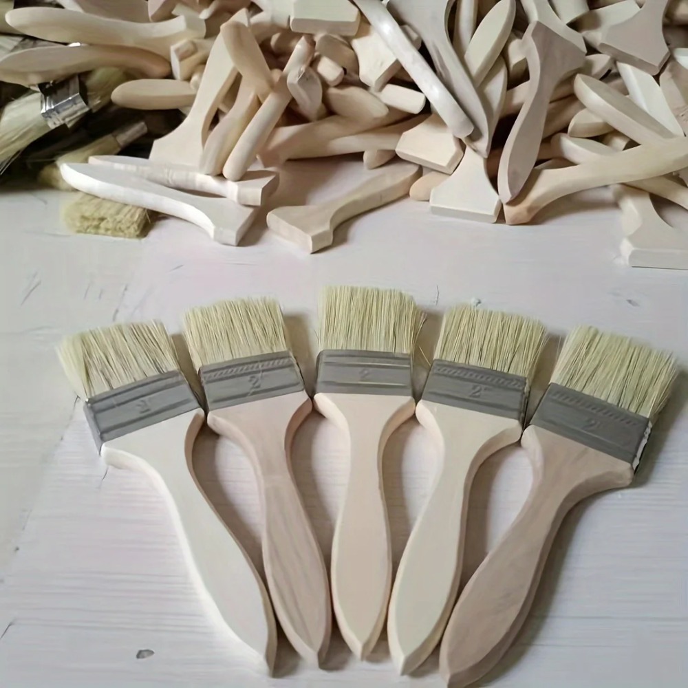Wooden Paint Brush Set with Er - Furniture Hardware Brackets recension och pris