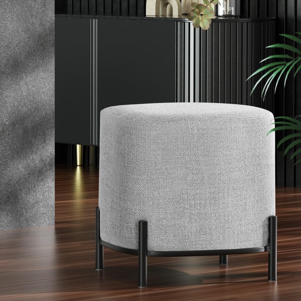 **/Ottoman, Round Footstool Lo - Furniture Foot Pad recension och pris