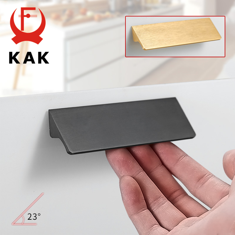 KAK Black Silver Gold Hidden C - Drawer Pull Gold recension och pris
