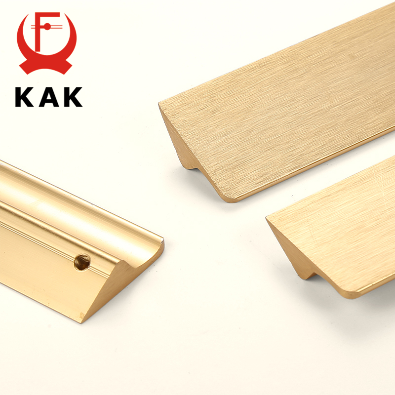 KAK Black Silver Gold Hidden C - Drawer Pull Gold recension och pris