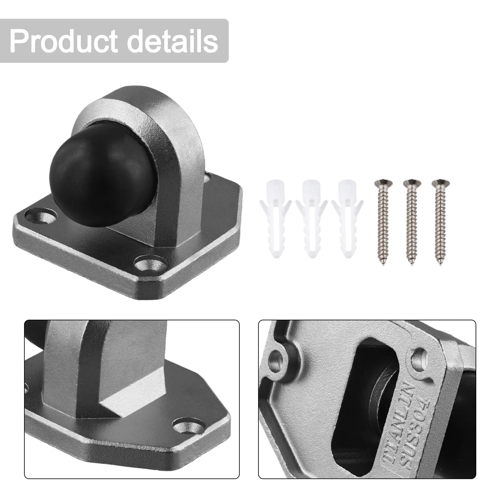 Door Suction Door Stop Wall Mo - Brand Hardware Furniture recension och pris