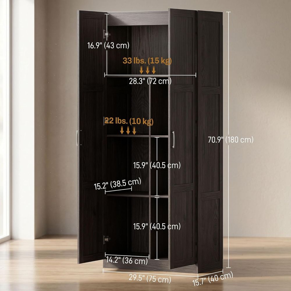 71 Freestanding Tall Kitchen P - Soft Close Hinge recension och pris