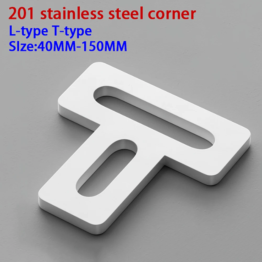 White Stainless Steel L/T Type - Furniture Hardware Types recension och pris
