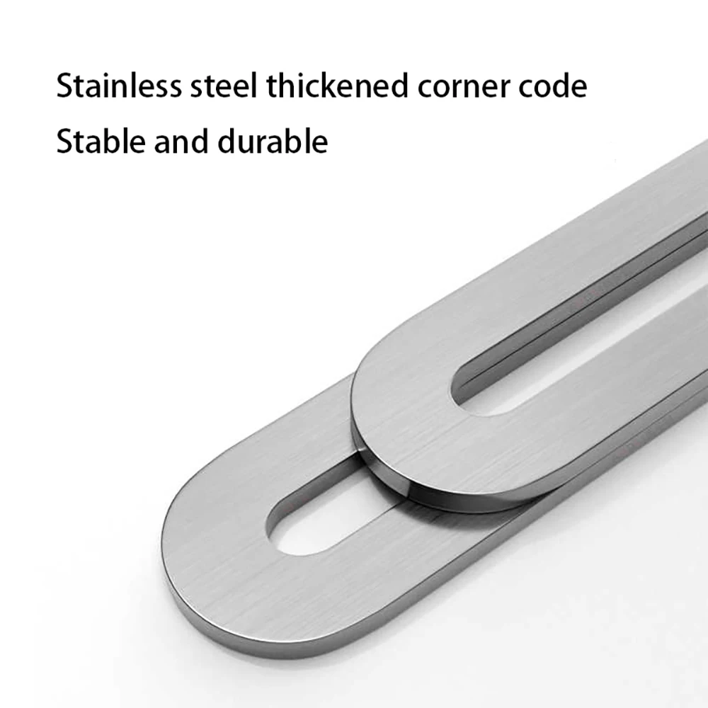 White Stainless Steel L/T Type - Furniture Hardware Types recension och pris