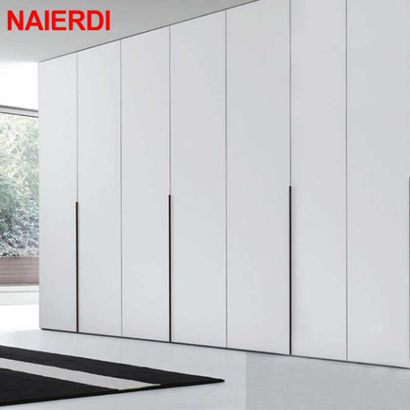 NAIERDI Gold Black Hidden Cabi - Drawer Pull Gold recension och pris