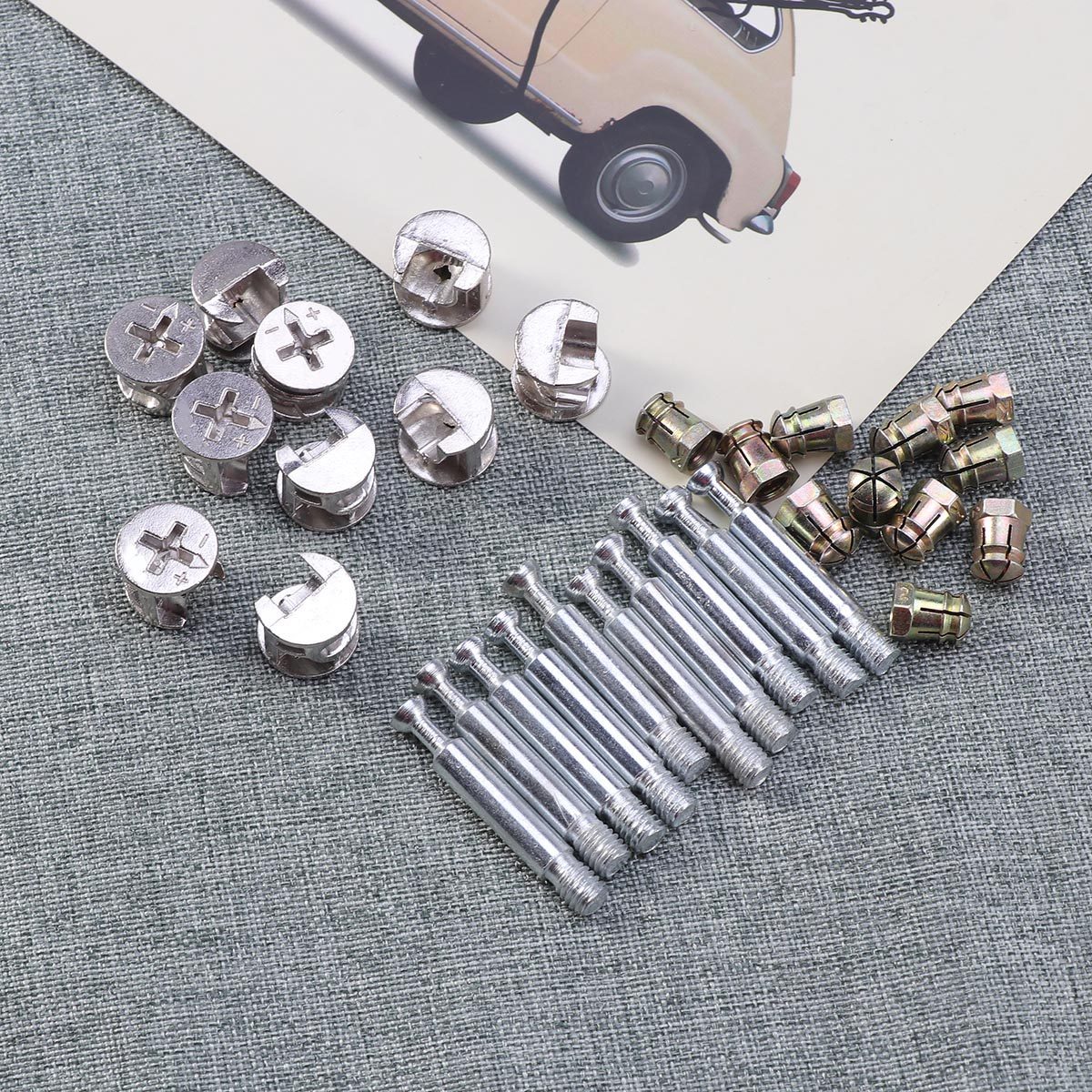 10Sets Furniture Side Connecti - Furniture Hardware Threaded Inserts recension och pris