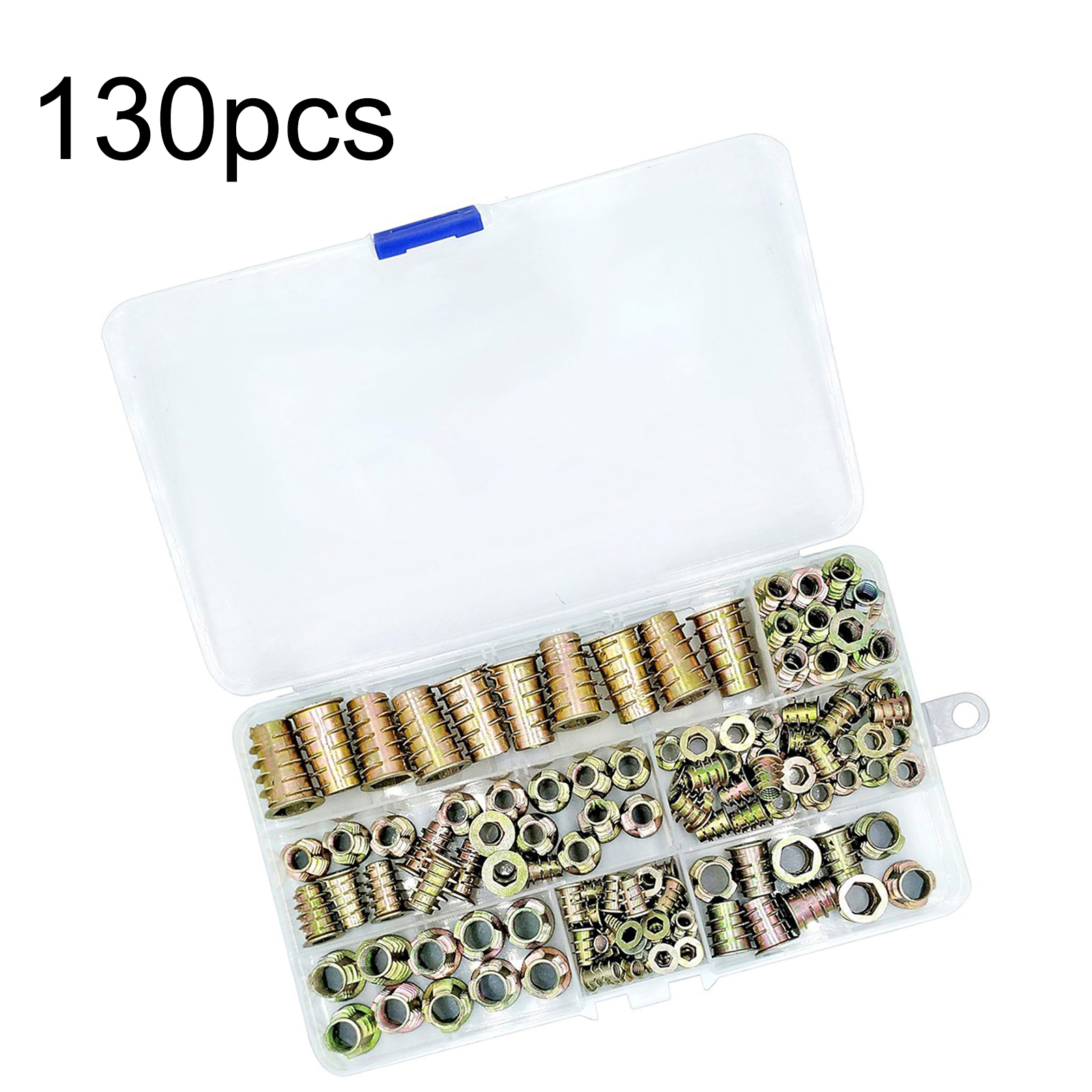 130pcs Metric Threaded Insert  - Furniture Hardware Threaded Inserts recension och pris