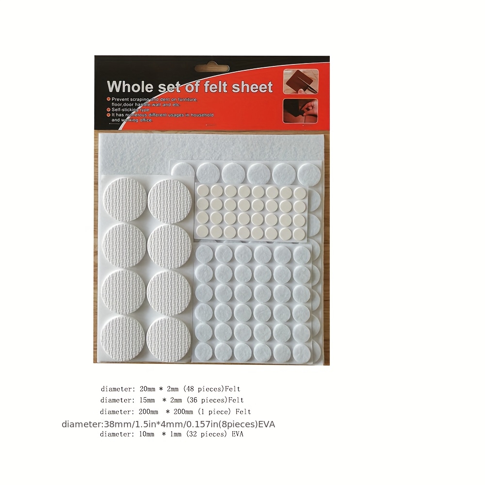 125pcs furniture felt pad set- - Furniture Foot Pad recension och pris