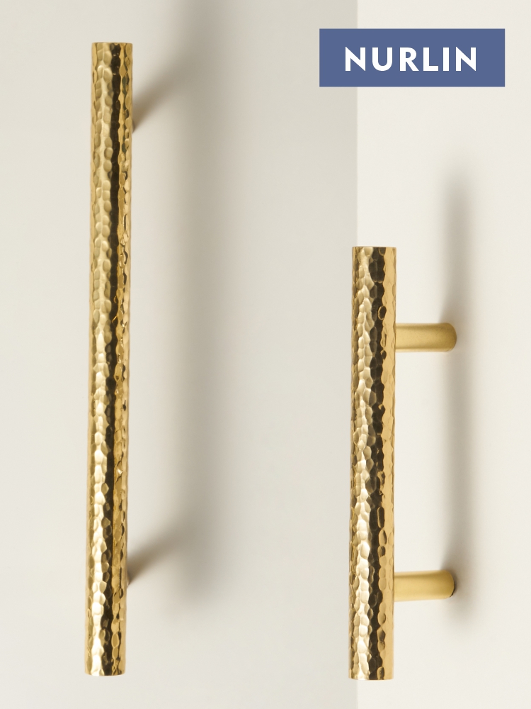 Nurlin Solid Brass Hammer Patt - Drawer Pull Gold recension och pris