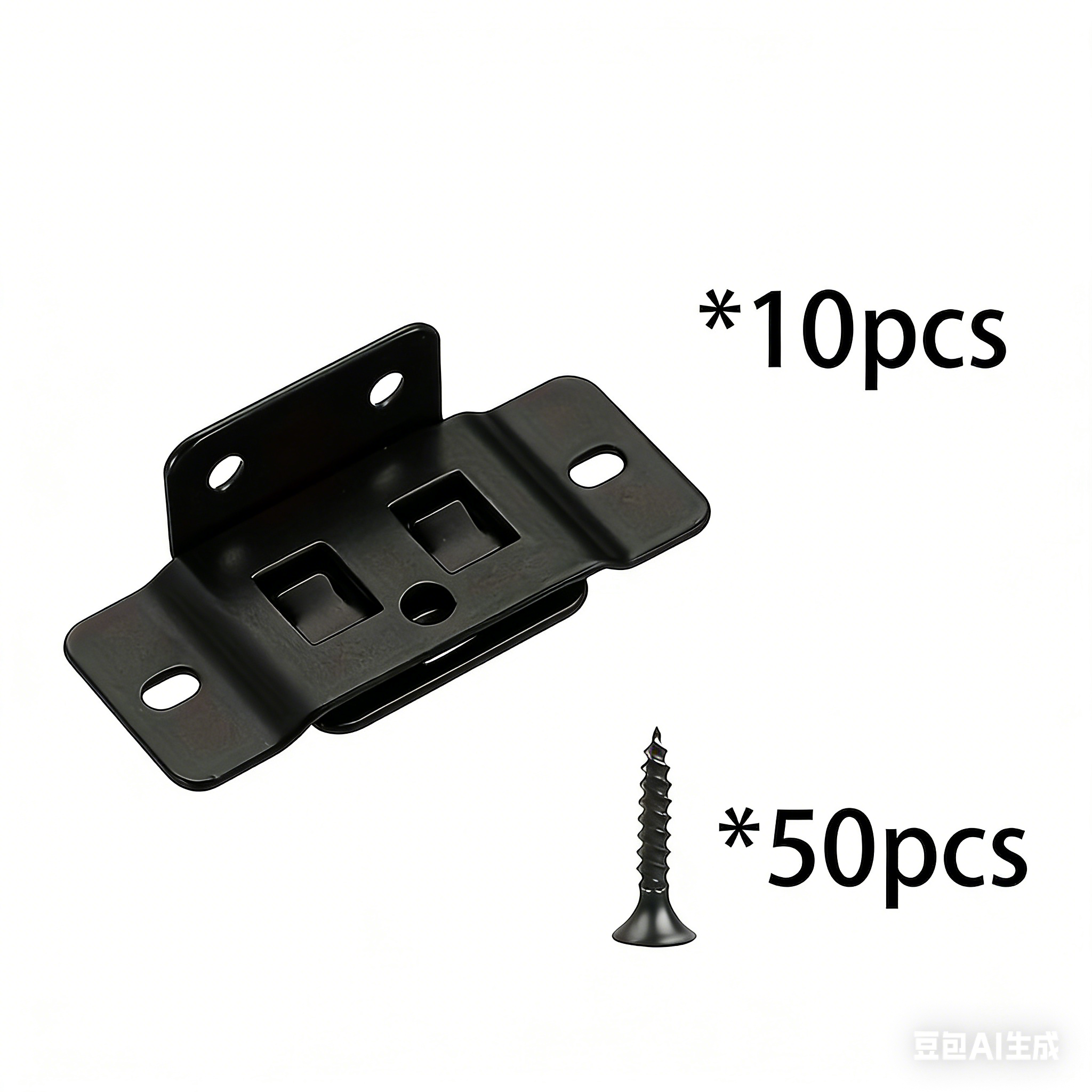 60pcs Heavy Duty L-Type Metal  - Joint Connector Bracket recension och pris