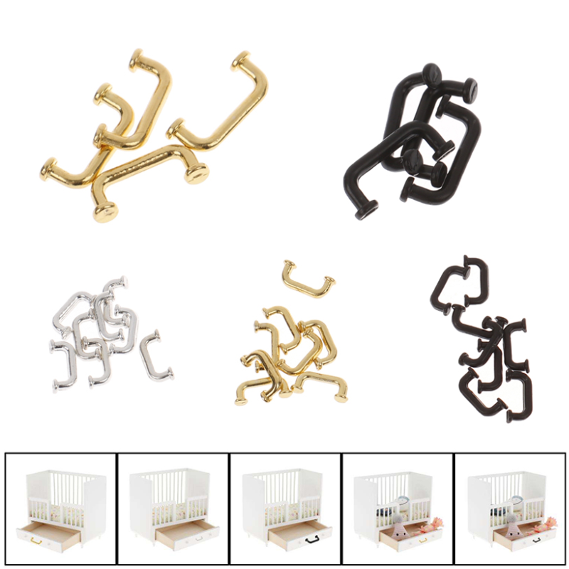 1:12 Miniature 4/8pcs Door Cab - Furniture Hardware Brackets recension och pris