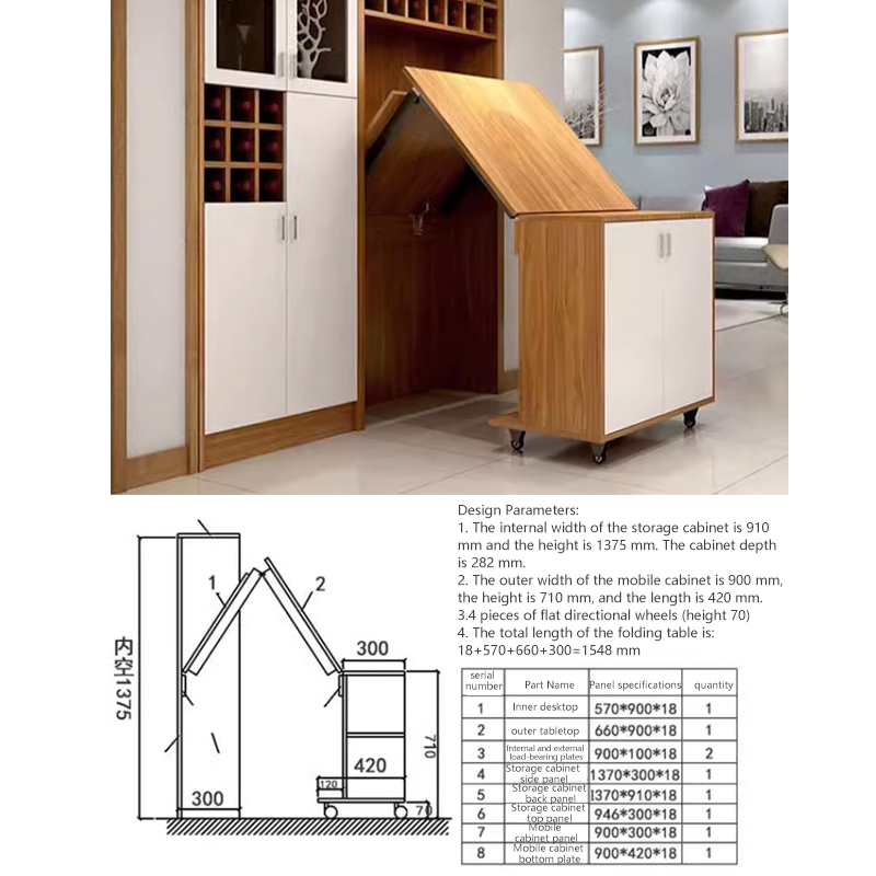 Flip Up Folding Table Extendab - Furniture Hardware Types recension och pris