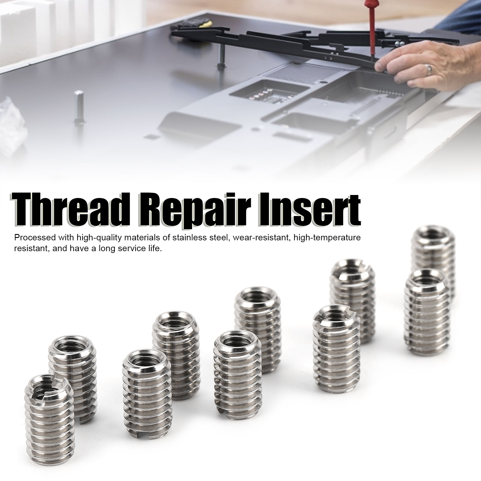10Pcs Reducer Nuts Male Female - Furniture Hardware Threaded Inserts recension och pris