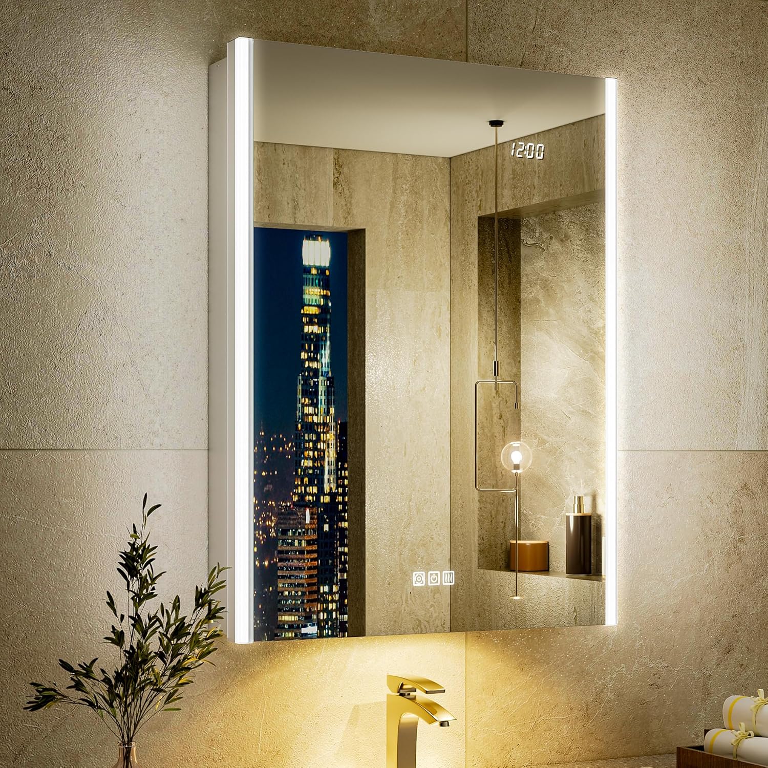 24x32 LED Medicine Cabinet Mir - Soft Close Hinge recension och pris