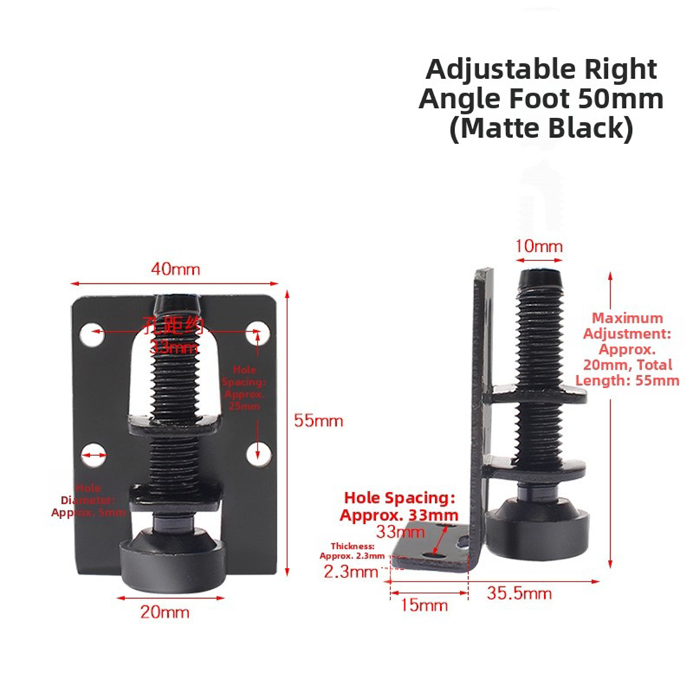 6 Pcs Adjustable Leveling Feet - Furniture Leveling Hardware recension och pris