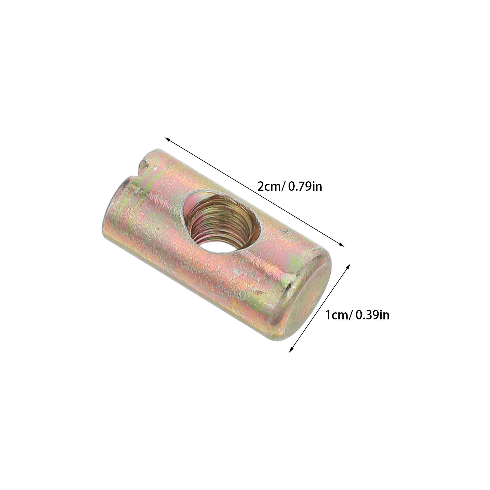 100Pcs Furniture Nuts Slotted  - Furniture Hardware Threaded Inserts recension och pris