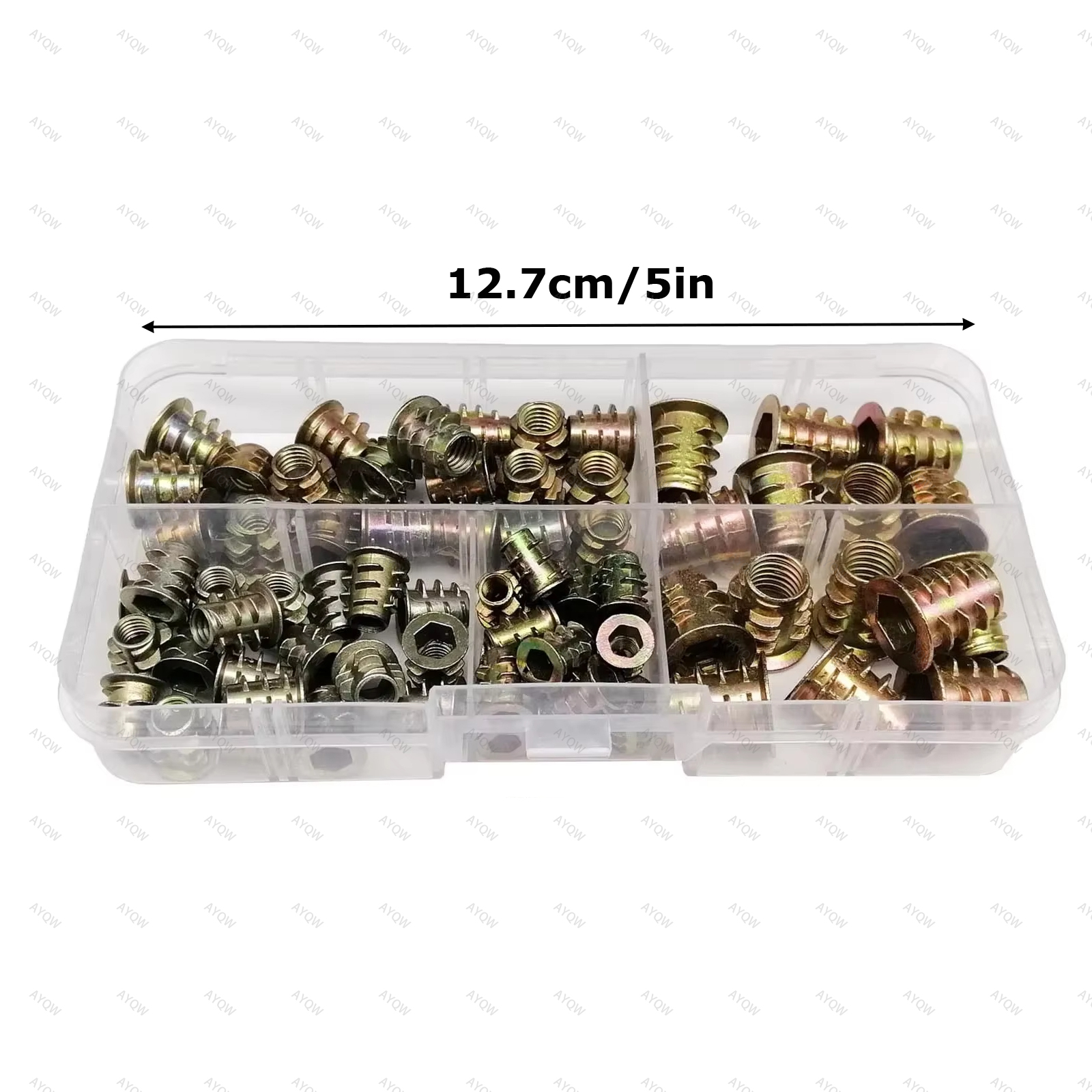 75-Piece M4M5M6M8 Threaded Ins - Furniture Hardware Threaded Inserts recension och pris